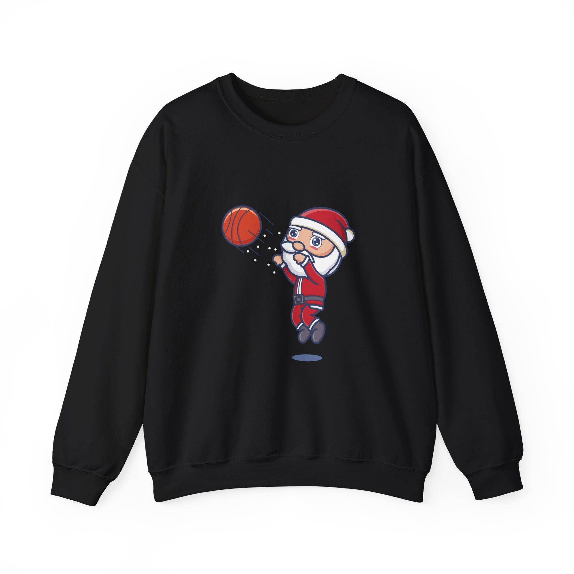 Santa Dunking Basketball Christmas Sweatshirt