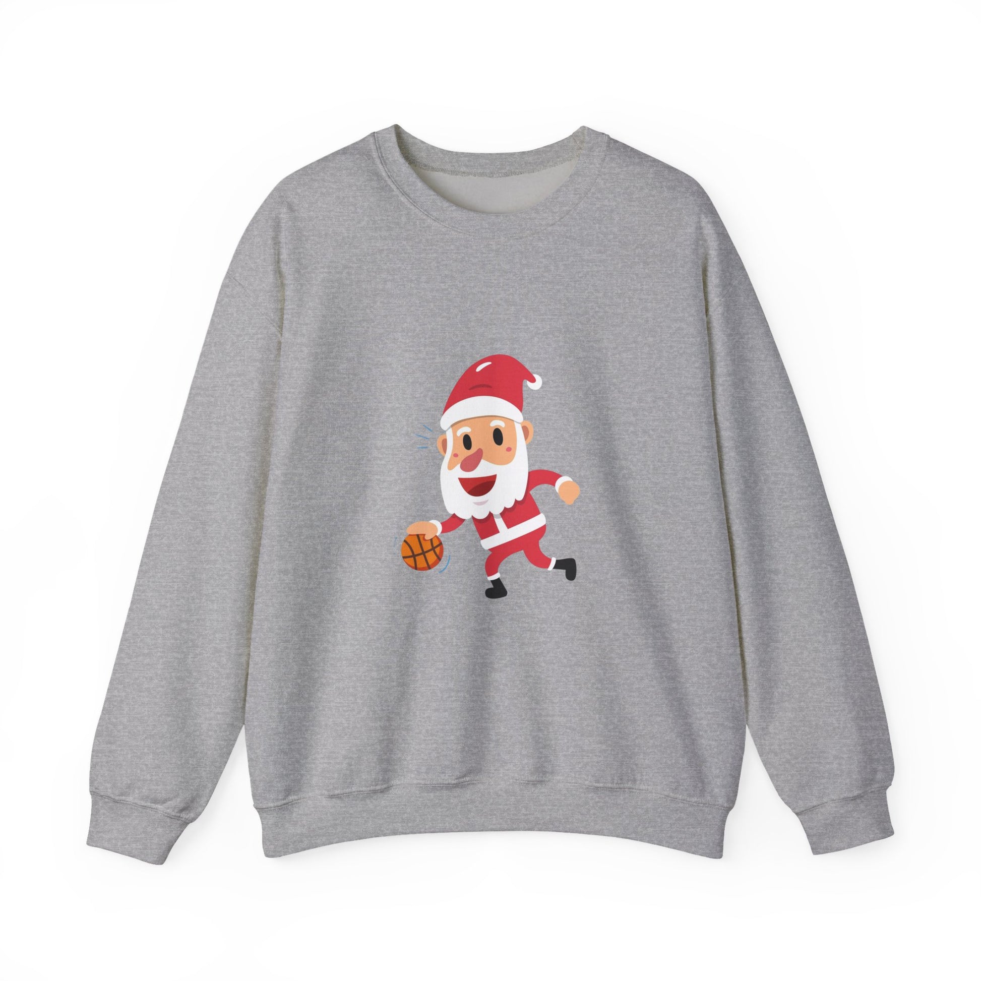 Forest Green Dribbling Santa Christmas Sweatshirt