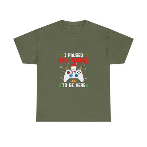 Gaming Holiday Tee - Unisex Cotton Shirt, Perfect for Sports Lovers, Christmas Gifts, Winter Parties, Game Days, Ice Game Enthusiasts