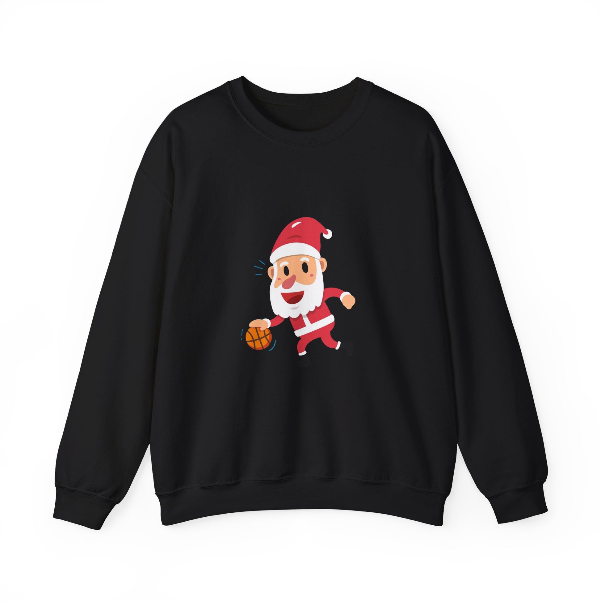 Forest Green Dribbling Santa Christmas Sweatshirt