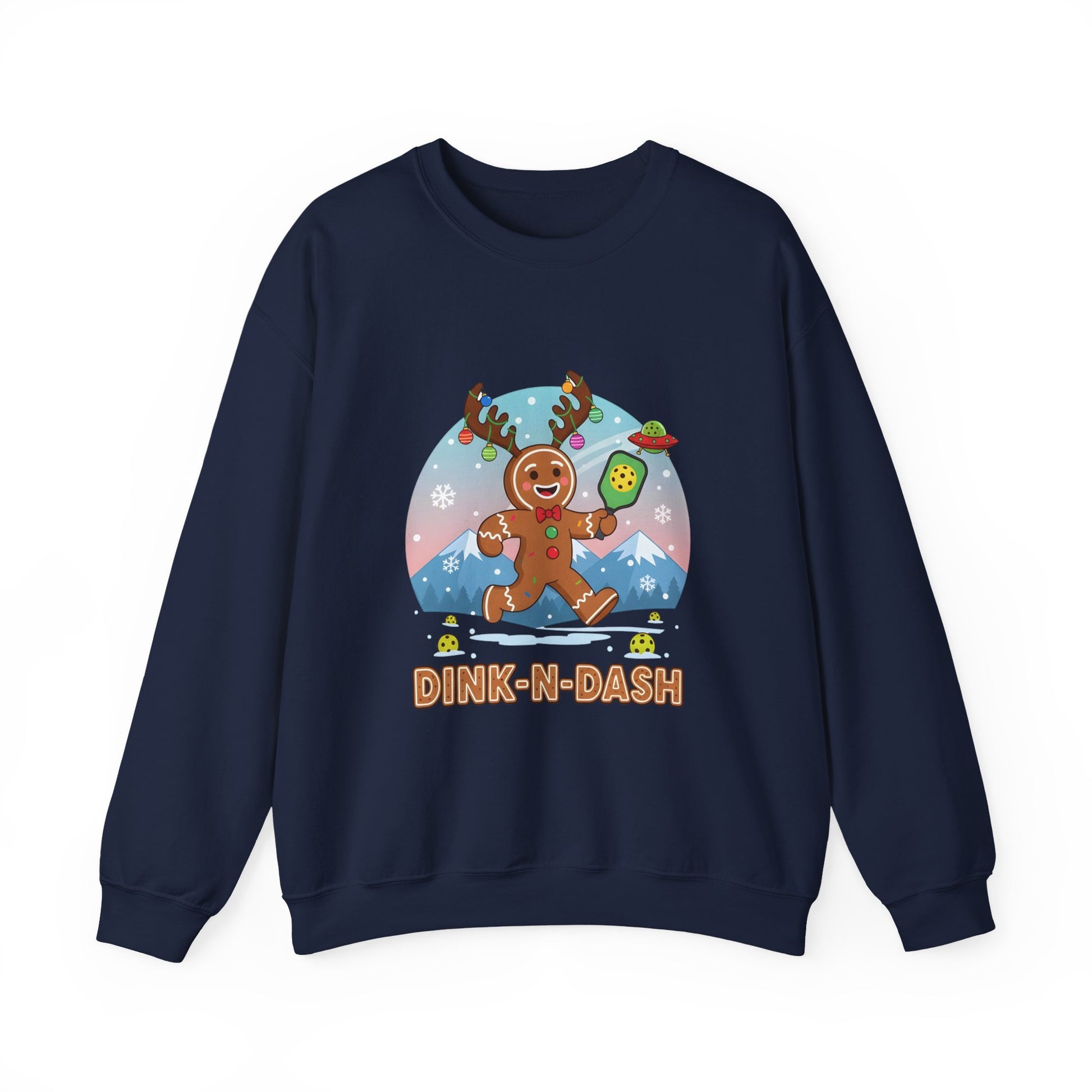 Dink-N-Dash Festive Pickleball Crewneck