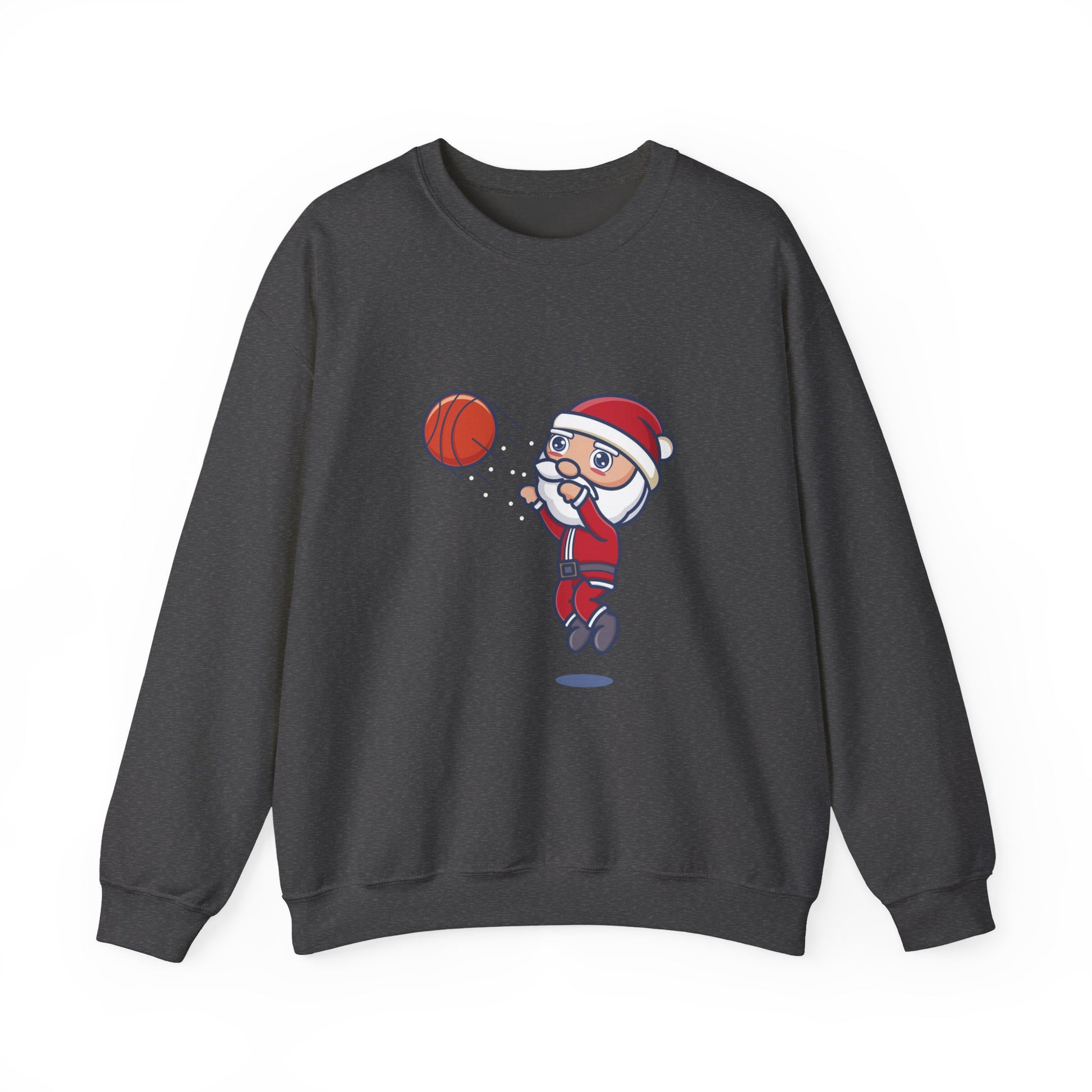 Santa Dunking Basketball Christmas Sweatshirt