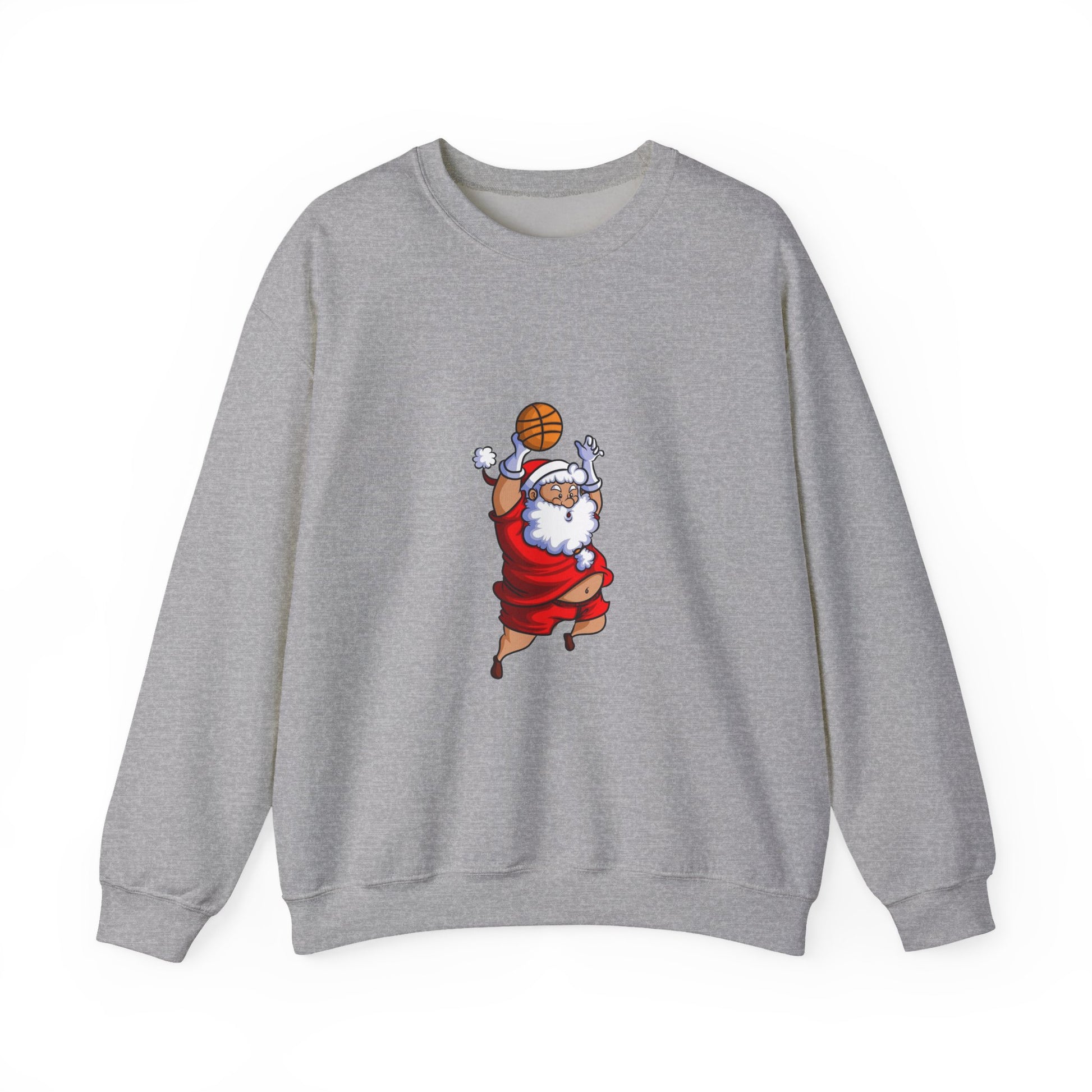 Forest Green Dunking Santa Christmas Sweatshirt