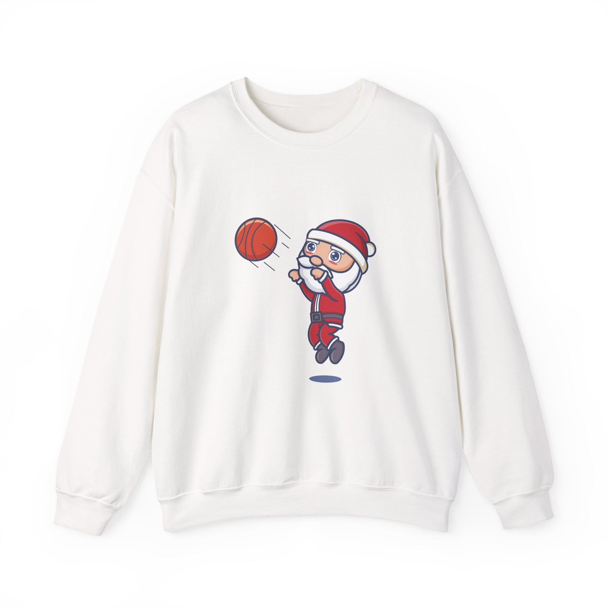Santa Dunking Basketball Christmas Sweatshirt
