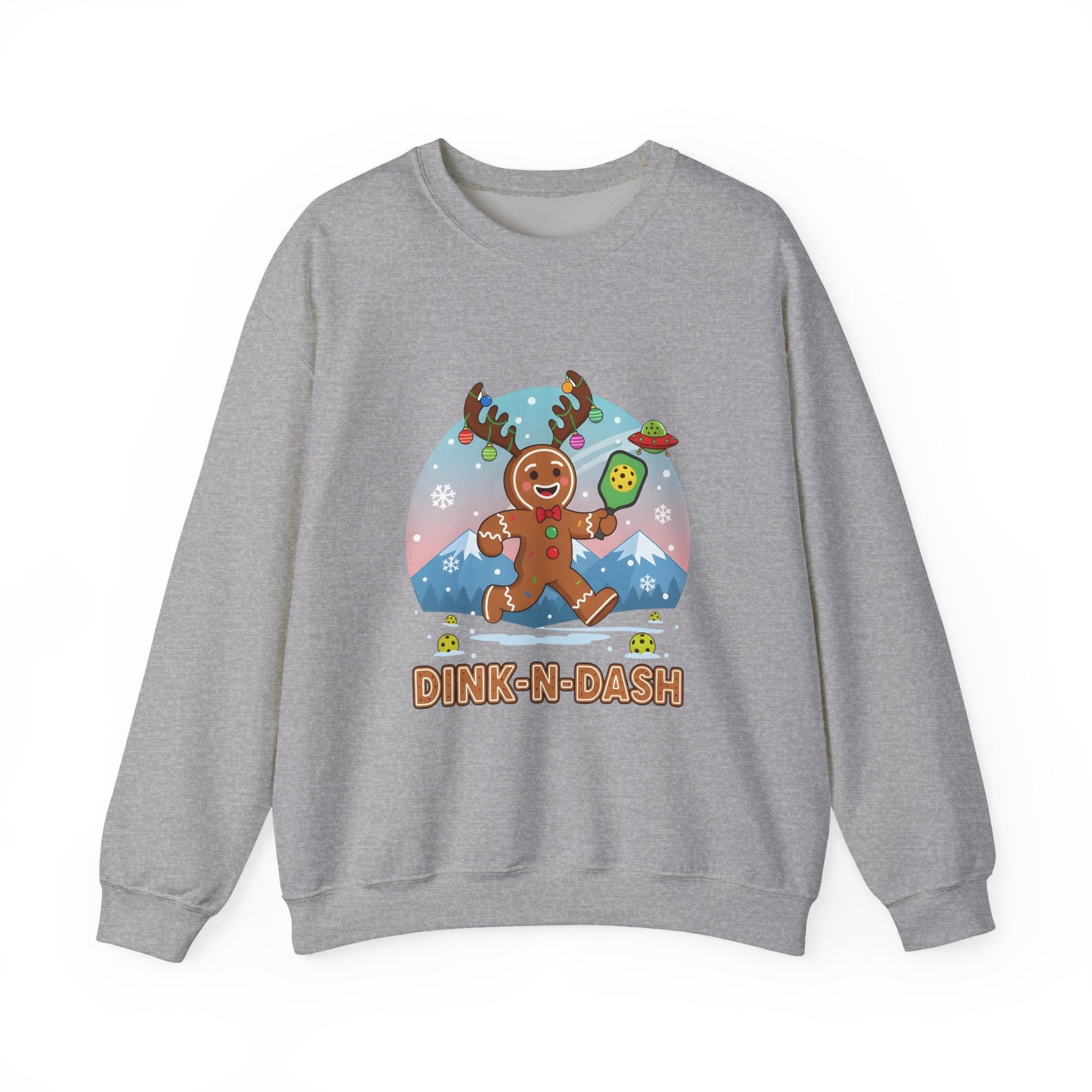 Dink-N-Dash Festive Pickleball Crewneck
