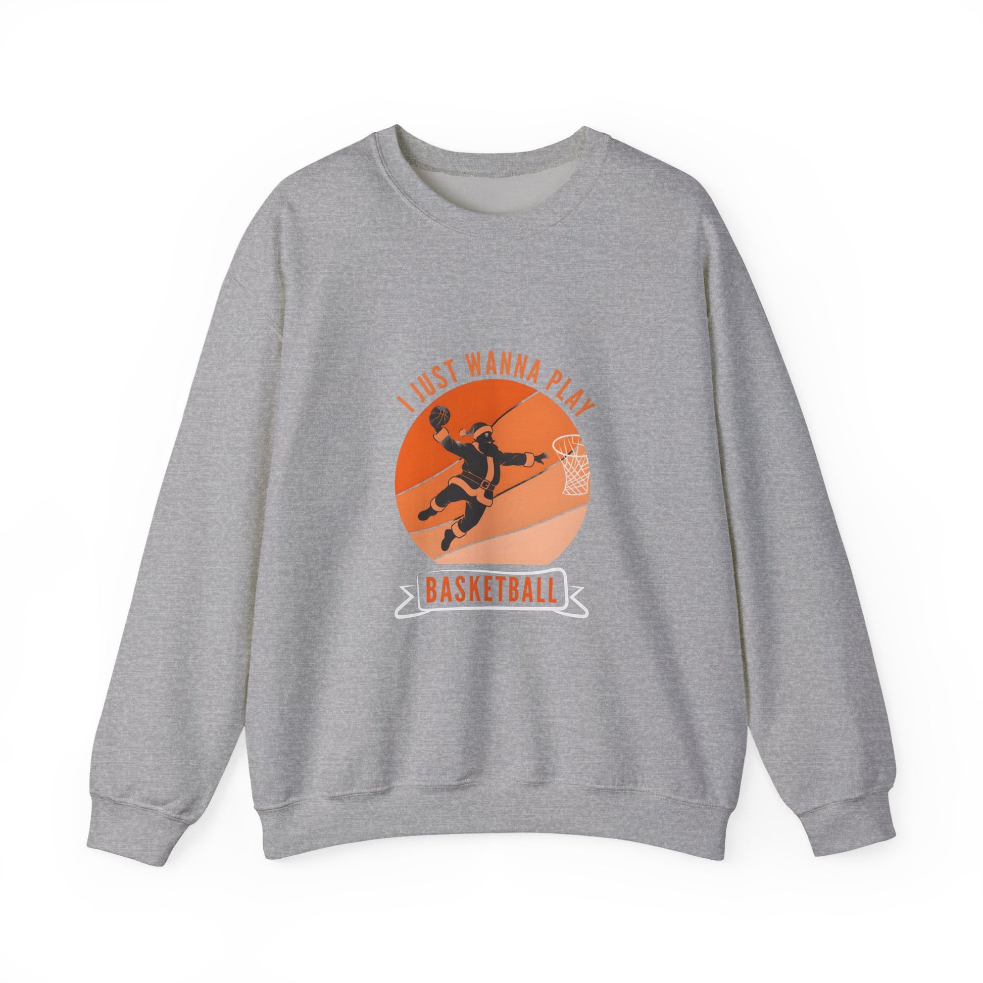 I Just Wanna Play Basketball Crewneck Sweatshirt