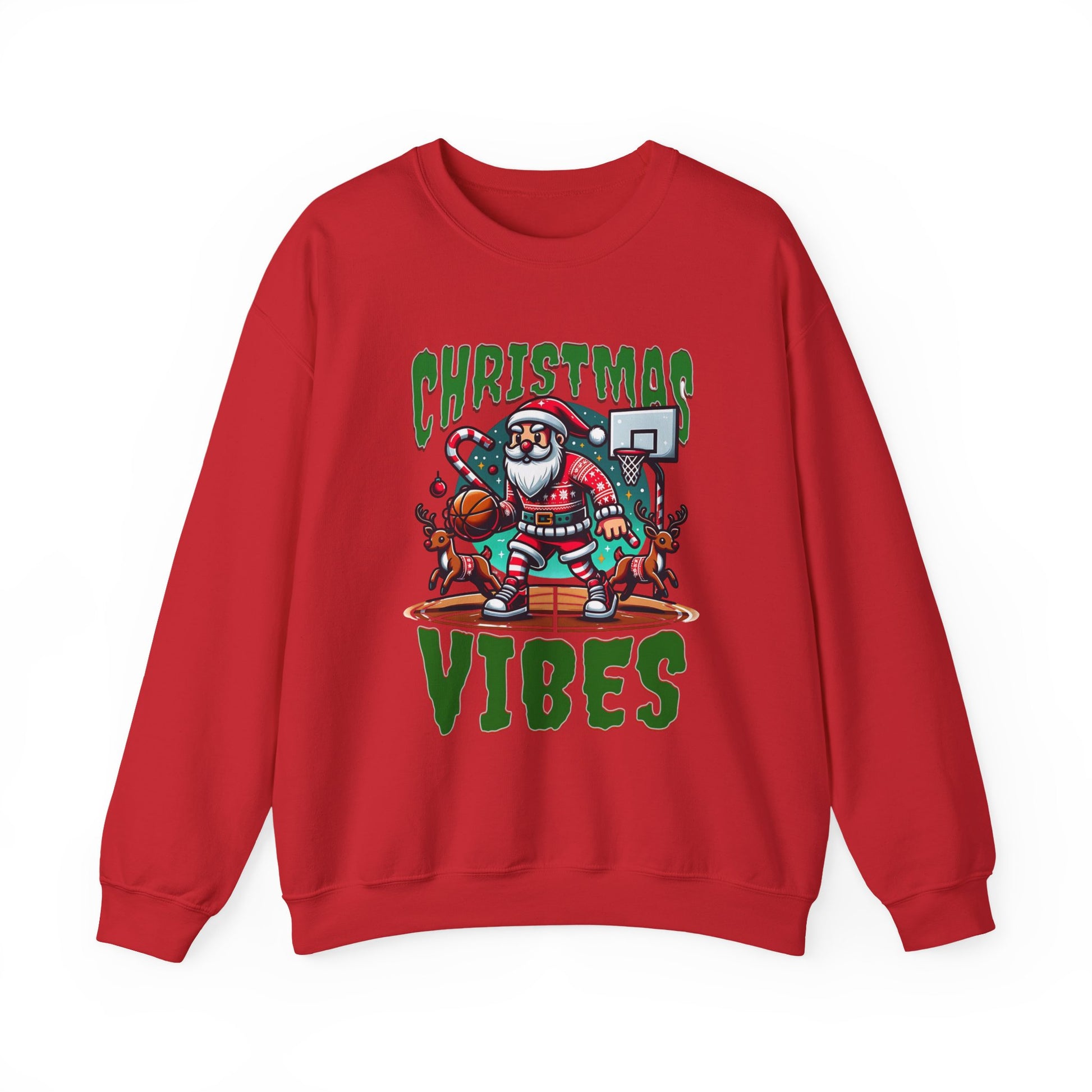 Christmas Vibes Basketball Sweatshirt