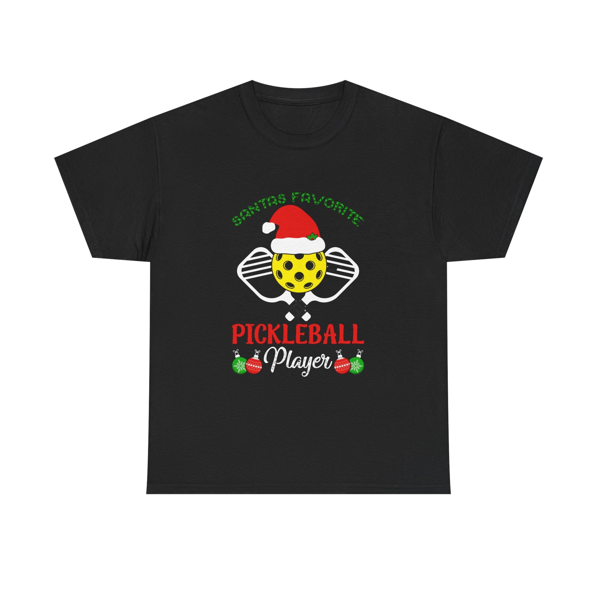 Pickleball Holiday Tee - Unisex Cotton Shirt, Perfect for Sports Lovers, Christmas Gifts, Winter Parties, Game Days, Ice Pickleball Enthusiasts