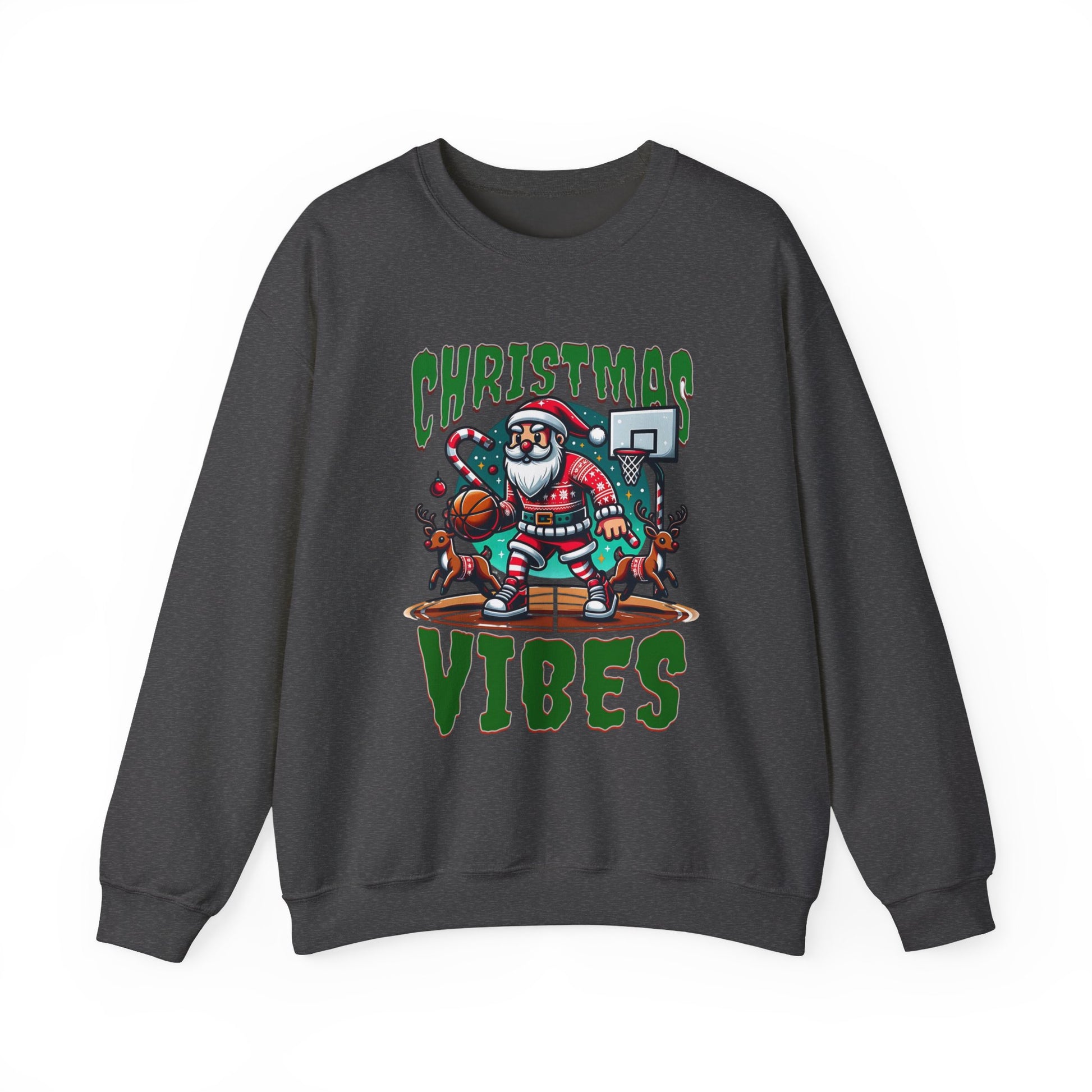 Christmas Vibes Basketball Sweatshirt
