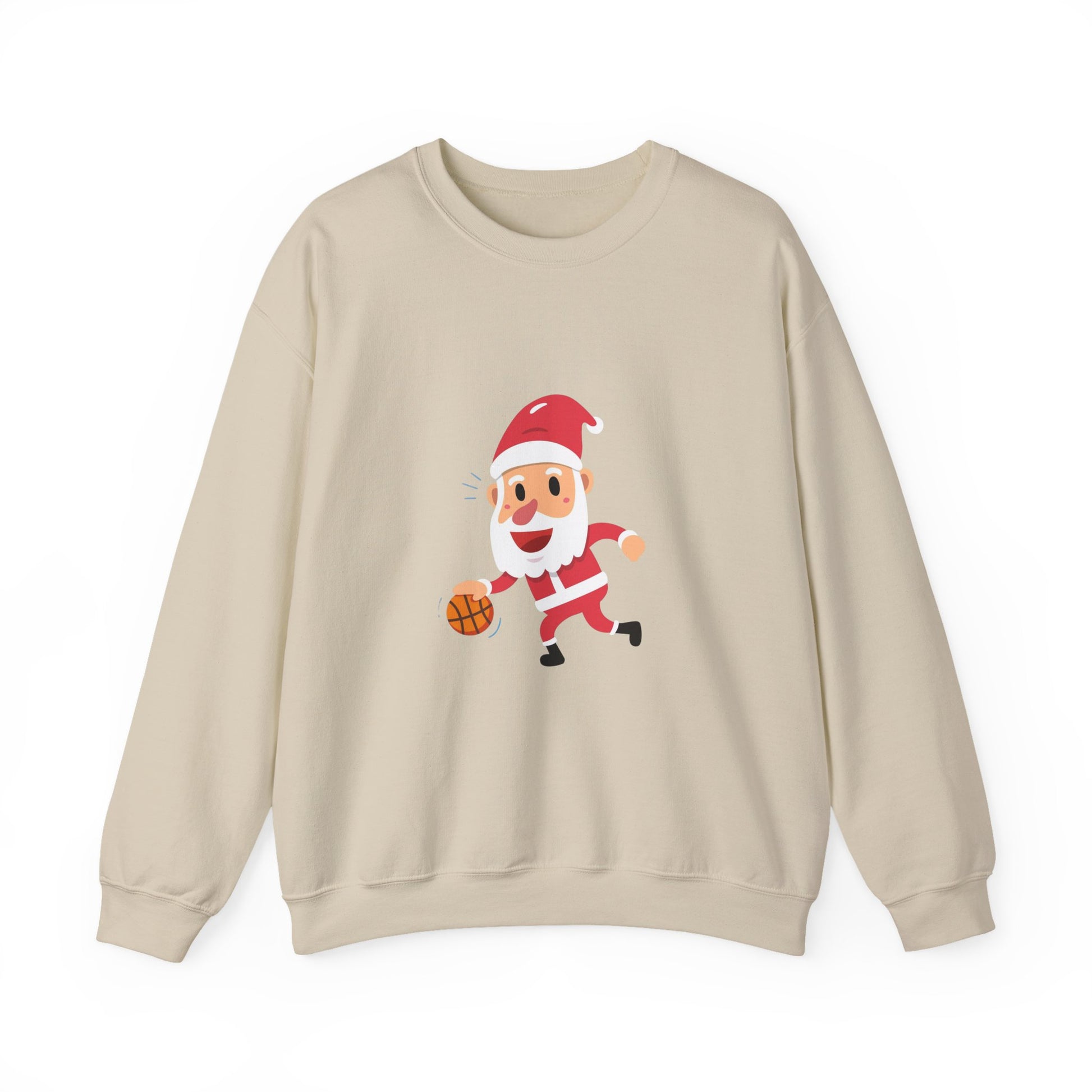 Forest Green Dribbling Santa Christmas Sweatshirt