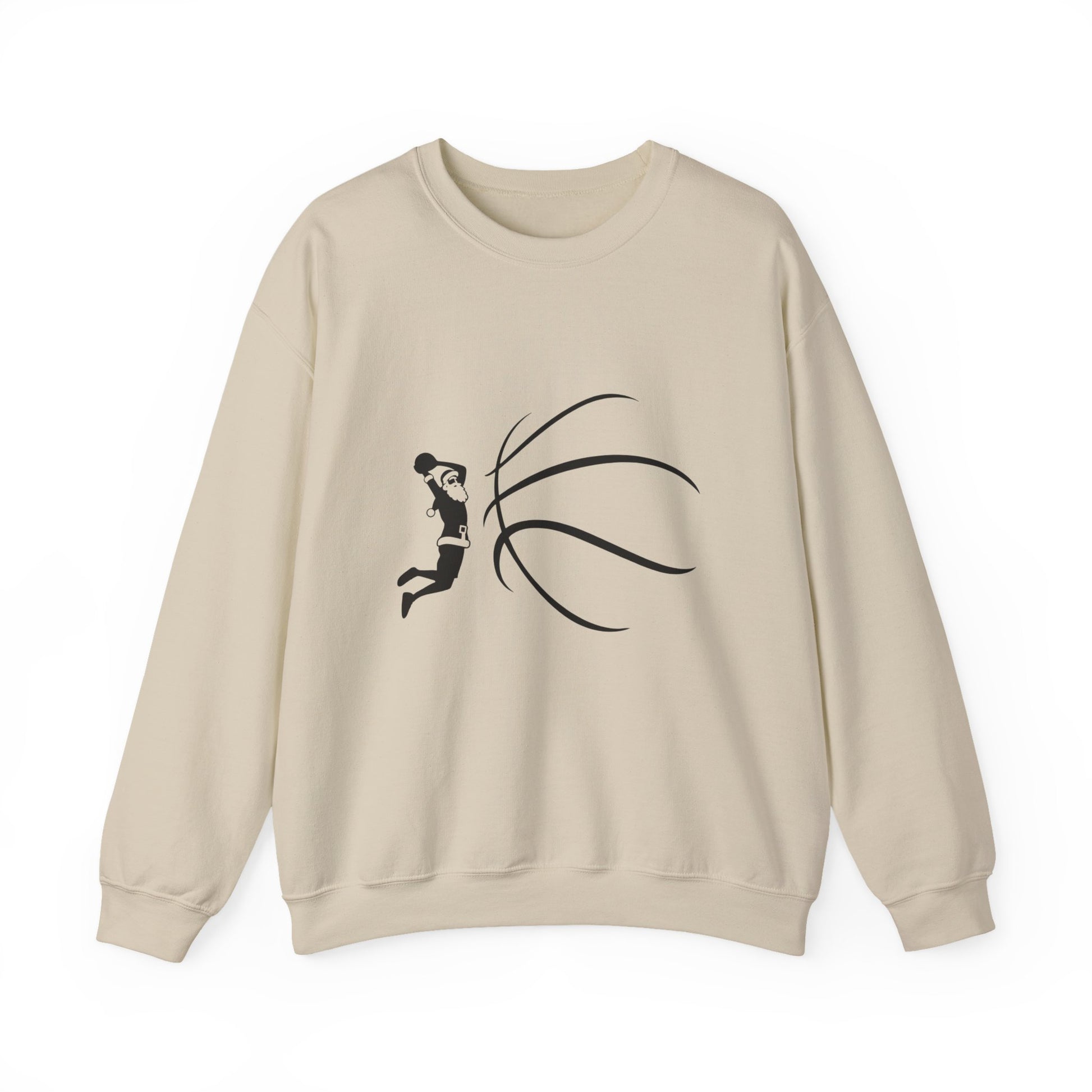 Women's Basketball Sweatshirt - Female Player Silhouette Design