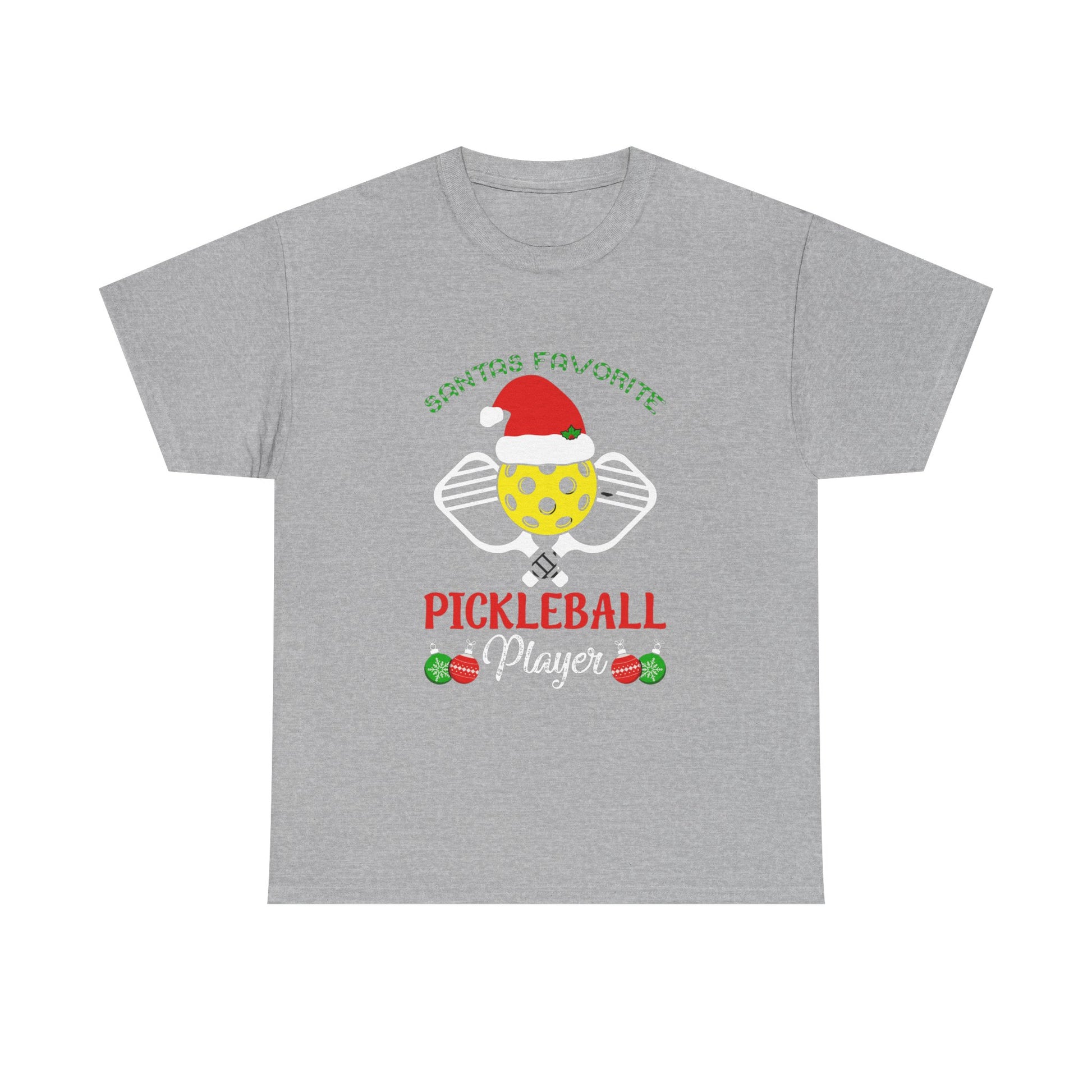 Pickleball Holiday Tee - Unisex Cotton Shirt, Perfect for Sports Lovers, Christmas Gifts, Winter Parties, Game Days, Ice Pickleball Enthusiasts